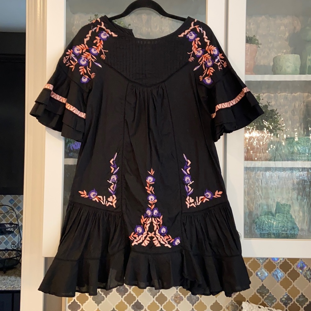 Free People Embroidered Dress